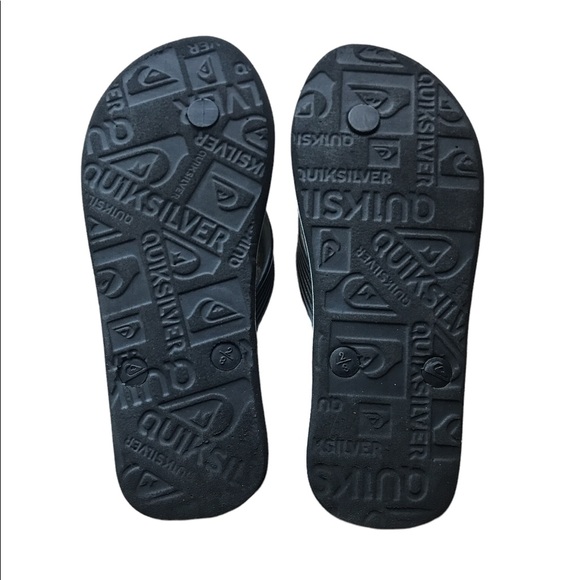 Kids quicksilver flip flops original brand size 2/3 - Picture 4 of 4